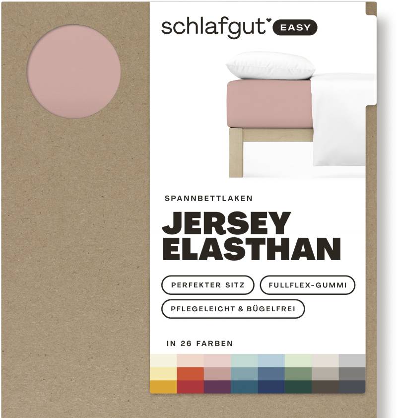 Schlafgut Spannbettlaken »EASY Jersey Elasthan«, MADE IN GREEN by OEKO-TEX® von Schlafgut