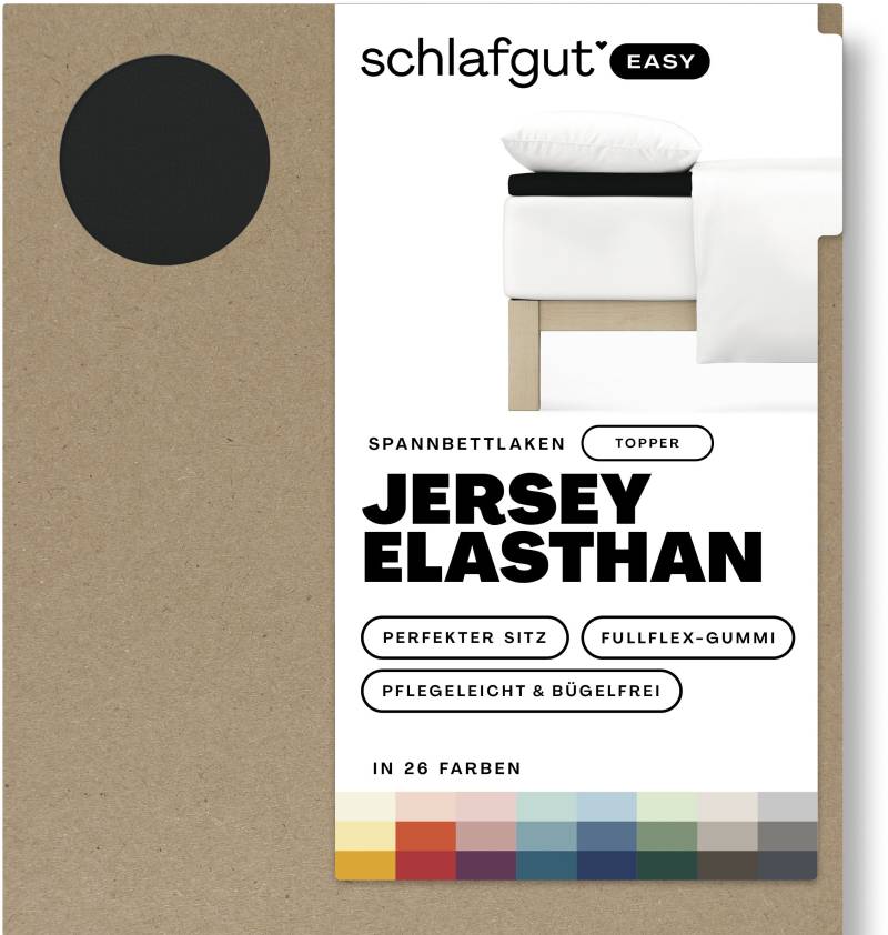 Schlafgut Spannbettlaken »EASY Jersey Elasthan Topper«, MADE IN GREEN by OEKO-TEX® von Schlafgut