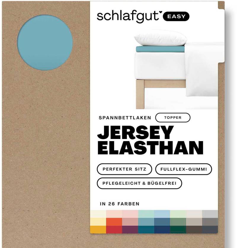 Schlafgut Spannbettlaken »EASY Jersey Elasthan Topper«, MADE IN GREEN by OEKO-TEX® von Schlafgut