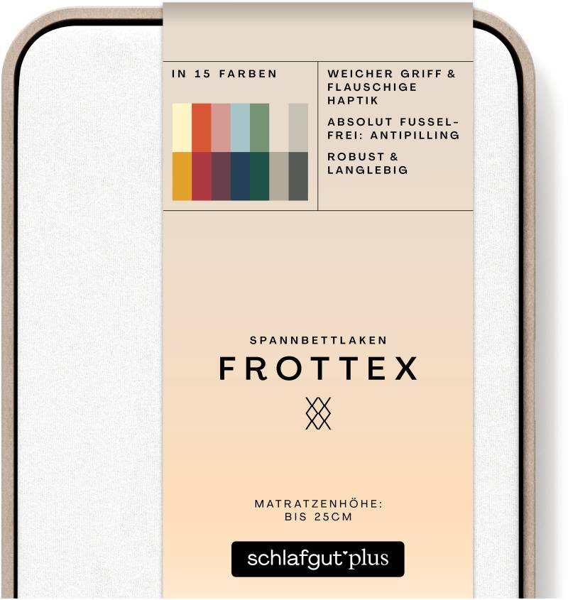 Schlafgut Spannbettlaken »Frottex«, 100% Frottee von Schlafgut