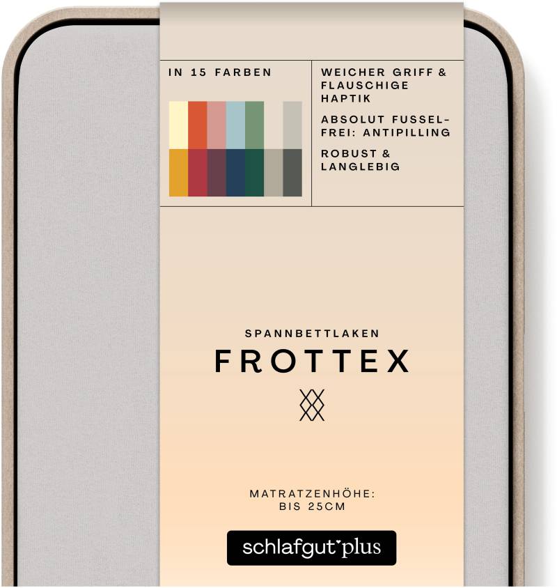 Schlafgut Spannbettlaken »Frottex«, 100% Frottee von Schlafgut