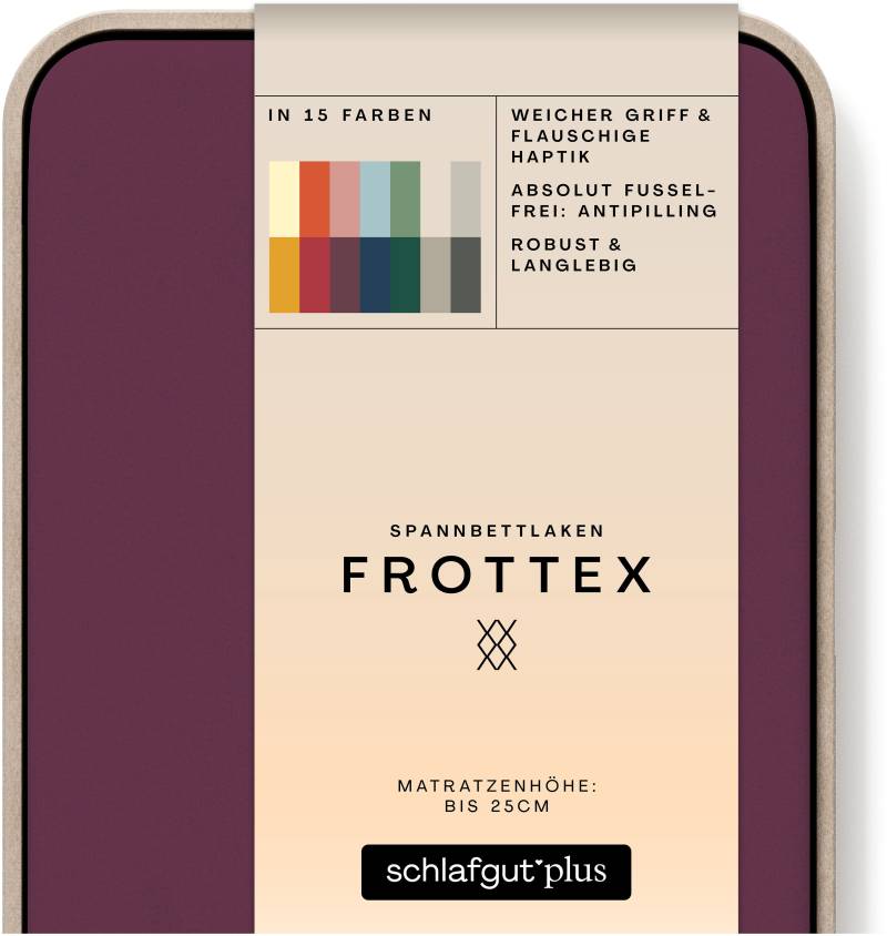 Schlafgut Spannbettlaken »Frottex«, 100% Frottee von Schlafgut