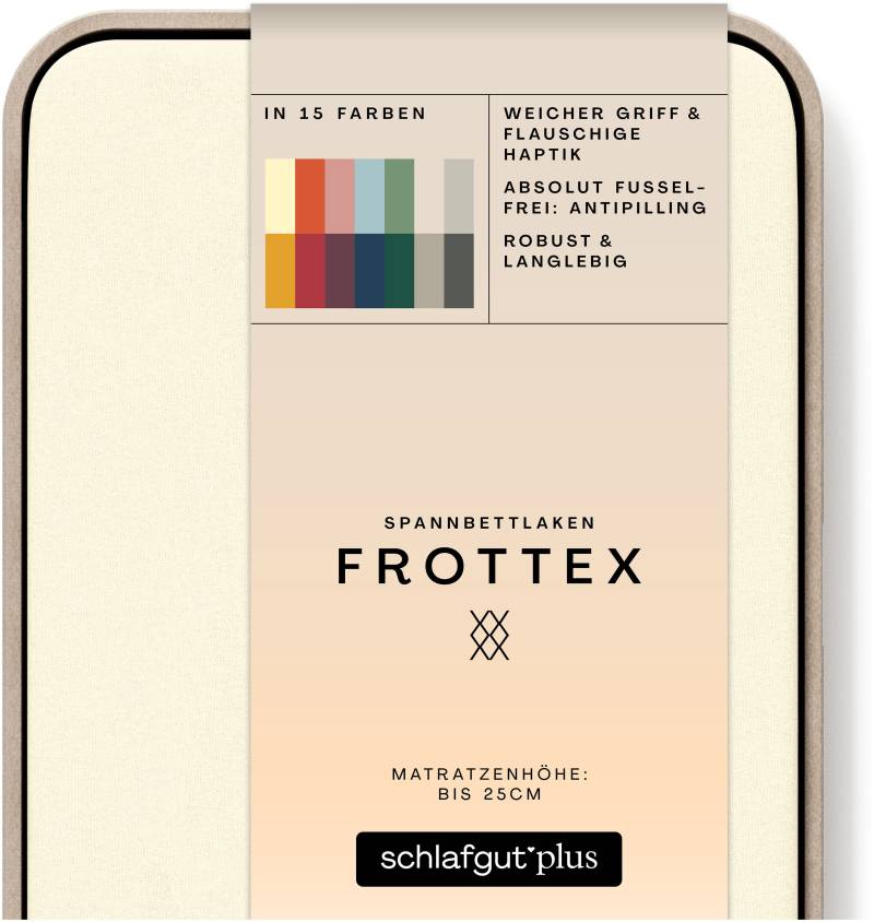 Schlafgut Spannbettlaken »Frottex«, 100% Frottee von Schlafgut