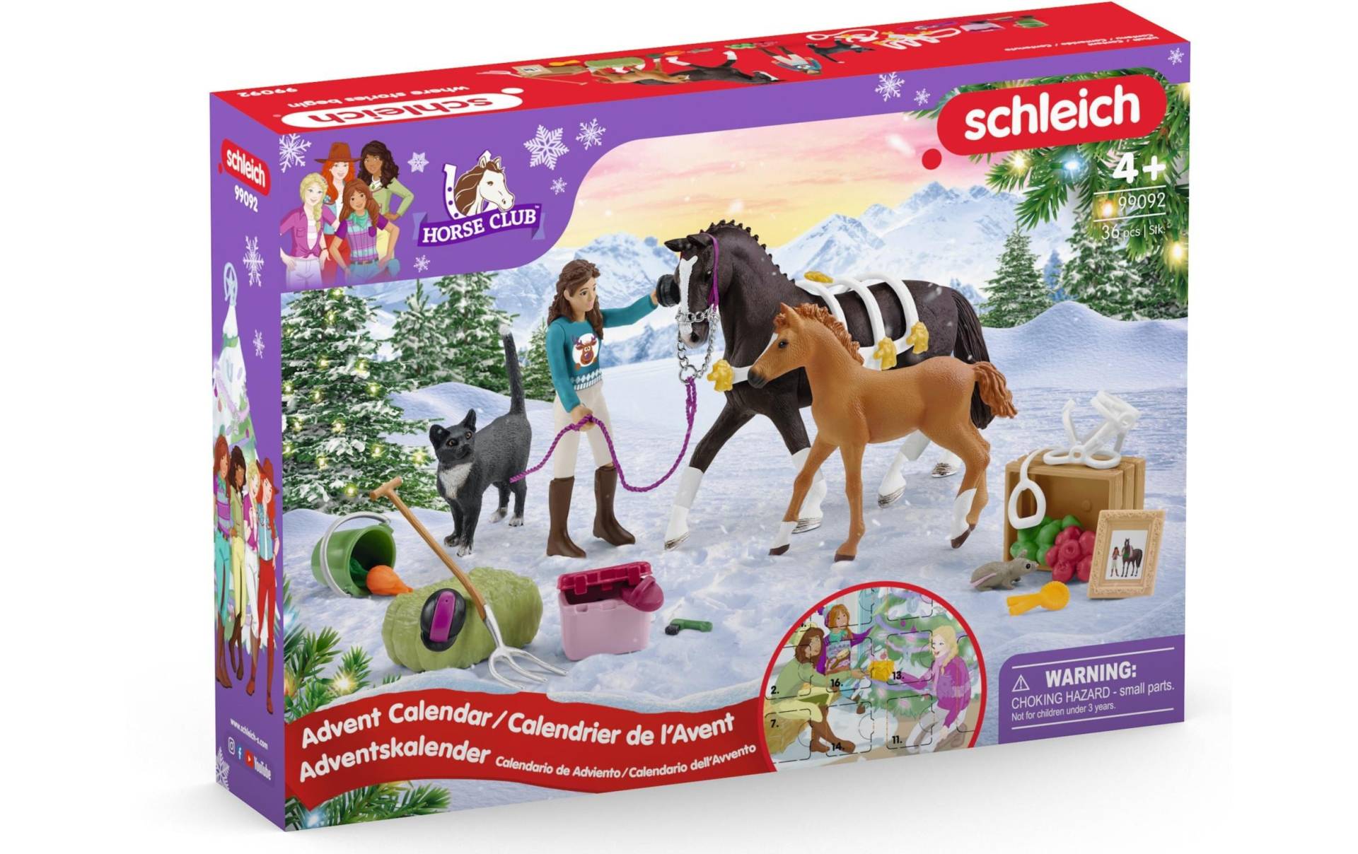 Schleich® Adventskalender »Horse Club 2024«, ab 4 Jahren von Schleich®