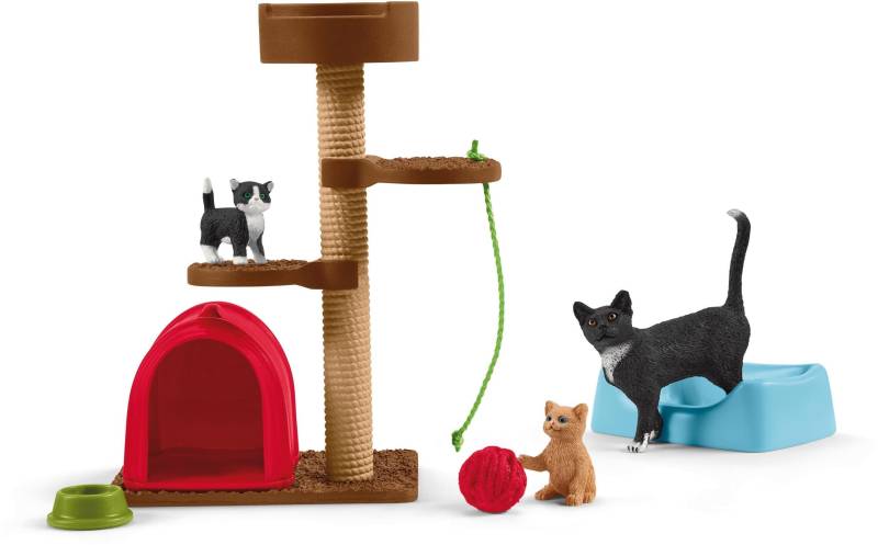 Schleich® Spielfigur »FARM WORLD, Spielspass für niedliche Katzen (42501)«, (Set) von Schleich®