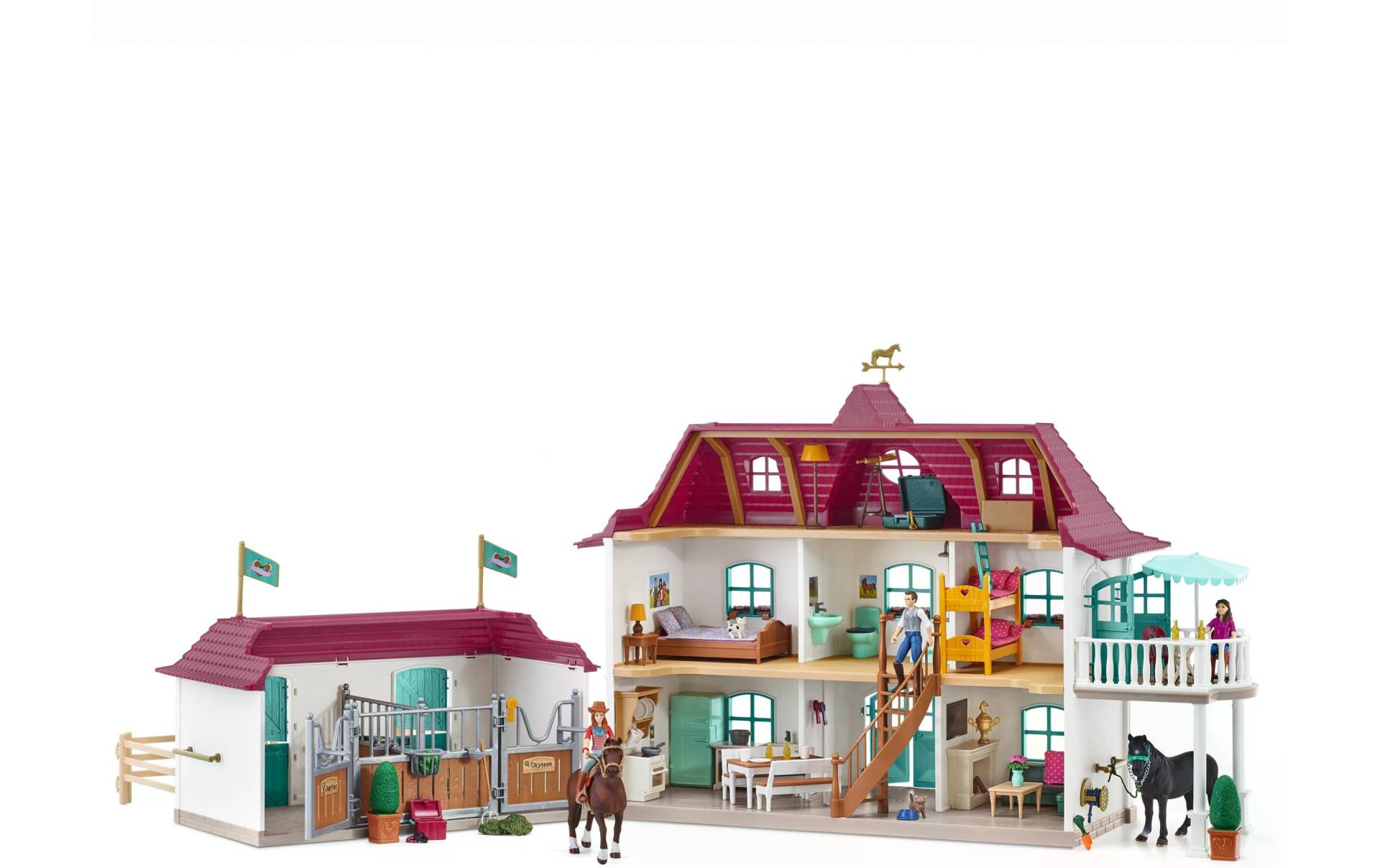 Schleich® Spielfigur »Horse Club Lakeside: Pferdehof« von Schleich®