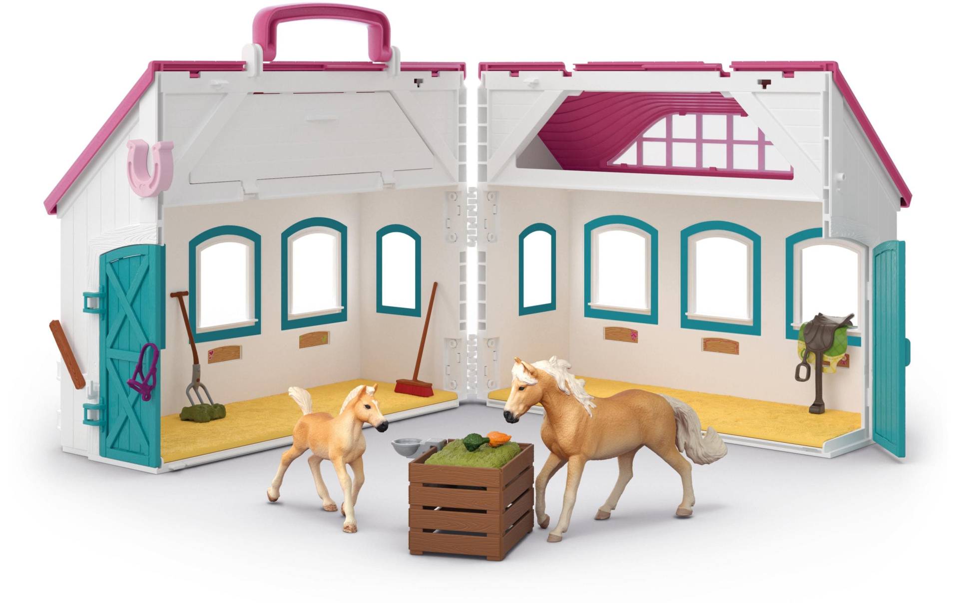 Schleich® Spielfigur »Horse Club Offenstall Kleines Hufeisen« von Schleich®