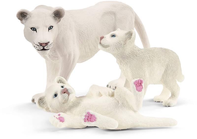 Schleich® Spielfigur »WILD LIFE, Löwenmutter mit Babys (42505)«, Made in Europe von Schleich®