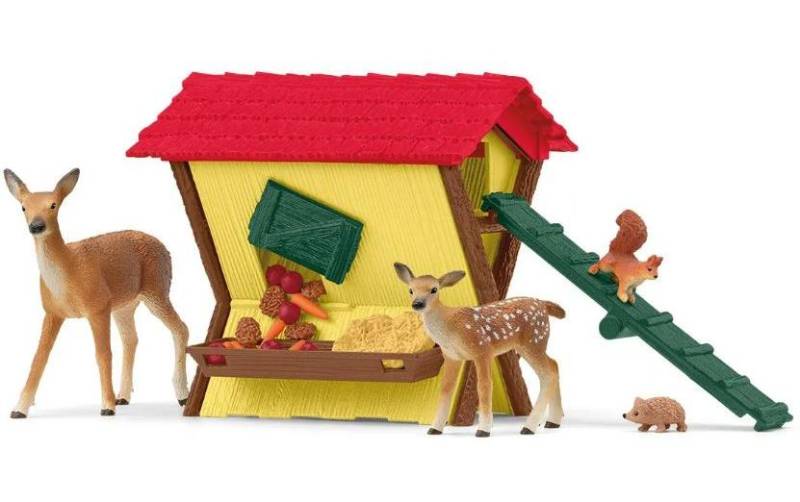 Schleich® Spielwelt »Farm World Fütterung der Waldtiere« von Schleich®