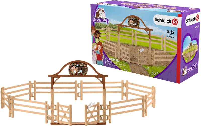 Schleich® Spielwelt »HORSE CLUB, Pferdekoppel mit Eingangstor (42434)«, Made in Germany von Schleich®