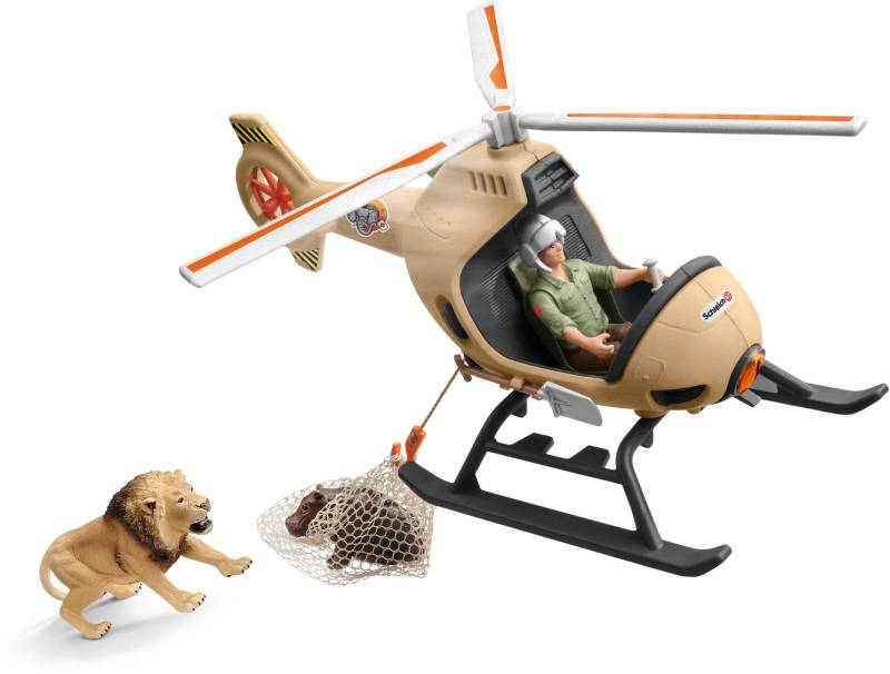 Schleich® Spielwelt »WILD LIFE, Helikopter Tierrettung (42476)«, (Set), Made in Europe von Schleich®