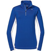 SCHÖFFEL Damen Unterzieh Zipshirt Illhorn L blau | 36 von Schöffel