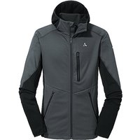 SCHÖFFEL Herren Fleecejacke Lodron M Hoodie grau | 48 von Schöffel