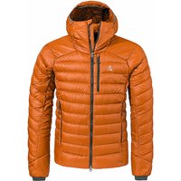 SCHÖFFEL Herren Touren Isojacke Tschierval Hoodie orange | 50 von Schöffel