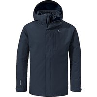 SCHÖFFEL Herren Wanderjacke Tamina 3in1 Hoodie dunkelblau | 52 von Schöffel