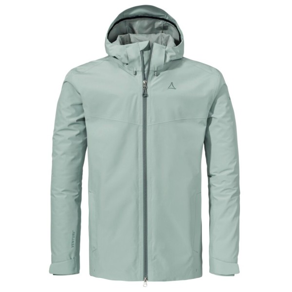 Schöffel - 2L Jacket Ankelspitz - Regenjacke Gr 54 türkis/grau von Schöffel