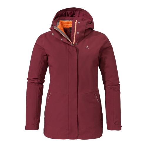 Schöffel 3in1 Jacket Auerspitz L - rot (Grösse: 34) von Schöffel