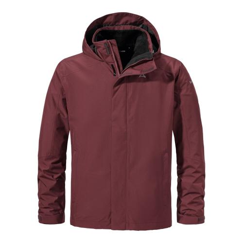 Schöffel 3in1 Jacket Partinello M - rot (Grösse: 56) von Schöffel