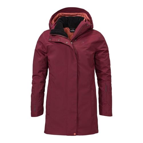 Schöffel 3in1 Parka Barth L - rot (Grösse: 38) von Schöffel