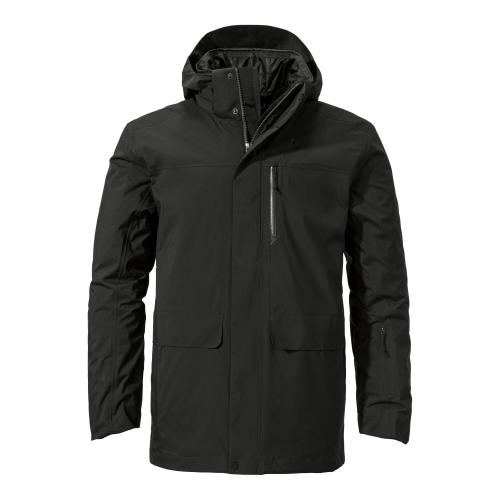 Schöffel 3in1 Parka Barth M - schwarz (Grösse: 46) von Schöffel