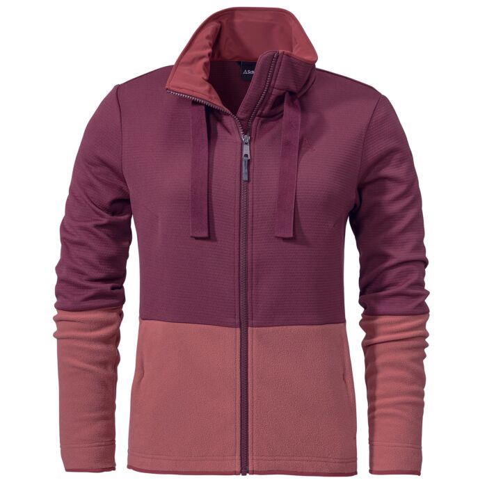 Schöffel Damen Fleecejacke Pelham L, bordeaux, 36 von Schöffel