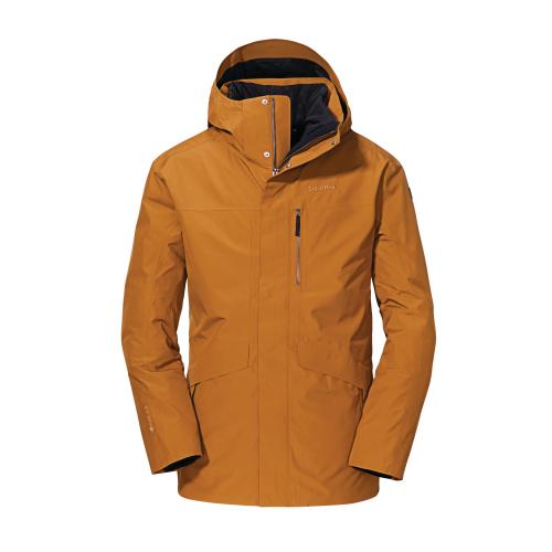 Schöffel Doppeljacke 3in1 Parka Warschau M - orange (Grösse: 52) von Schöffel