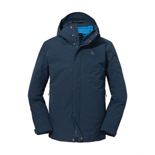 Schöffel Doppeljacke 3in1 Regenjacke Auerspitz M - blau (Grösse: 46) von Schöffel