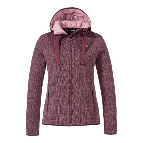 Schöffel Fleece Hoody Aurora L - pink (Grösse: 36) von Schöffel