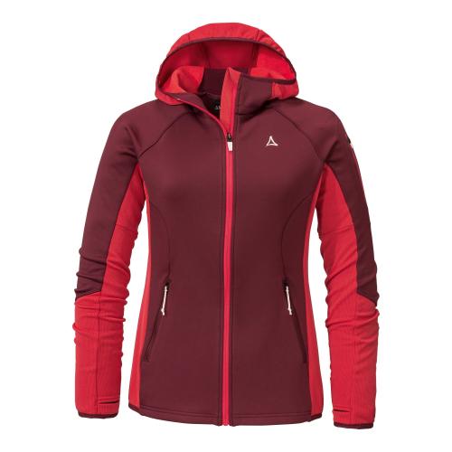 Schöffel Fleece Hoody Lodron L - rot (Grösse: 34) von Schöffel