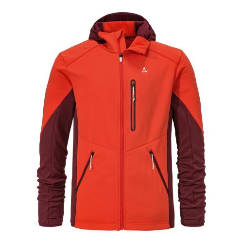 Schöffel Fleece Hoody Lodron M - orange (Grösse: 56) von Schöffel