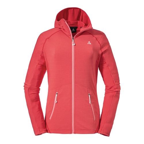 Schöffel Fleece Hoody Monte Sart L - rot (Grösse: 36) von Schöffel