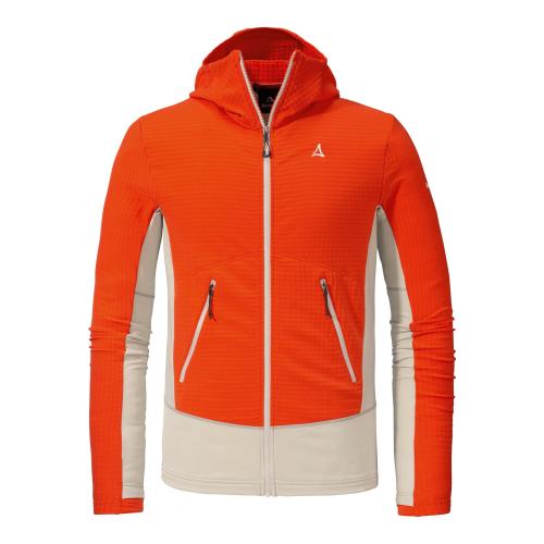 Schöffel Fleece Hoody Monte Sart M - orange (Grösse: 46) von Schöffel