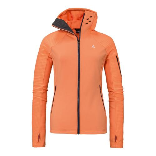 Schöffel Fleece Hoody Rotbach L - orange (Grösse: 42) von Schöffel