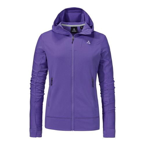 Schöffel Fleece Hoody Style Blaueis WMS - lila (Grösse: 34) von Schöffel