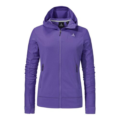 Schöffel Fleece Hoody Style Blaueis WMS - lila (Grösse: 36) von Schöffel