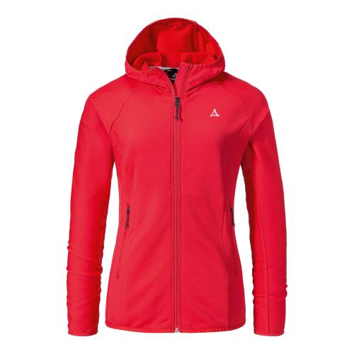 Schöffel Fleece Hoody Style Cascata WMS - rot (Grösse: 34) von Schöffel