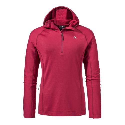 Schöffel Fleece Hoody Style Kravica WMS - rot (Grösse: 34) von Schöffel