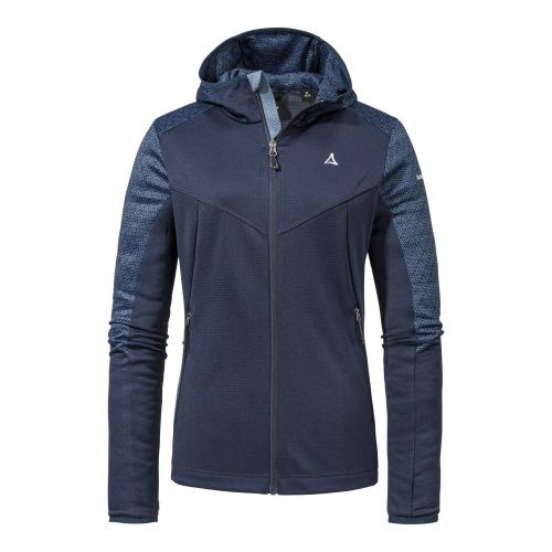 Schöffel Fleece Hoody Svardalen L - blau (Grösse: 44) von Schöffel