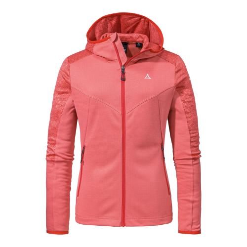 Schöffel Fleece Hoody Svardalen L - rosa (Grösse: 40) von Schöffel