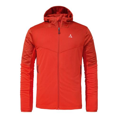 Schöffel Fleece Hoody Svardalen M - orange (Grösse: 46) von Schöffel