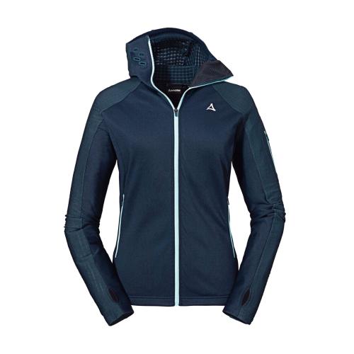 Schöffel Fleecejacke Fleece Hoody Rotbach L - blau (Grösse: 36) von Schöffel