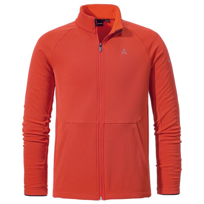 Schöffel Herren Fleecejacke Toreck M, orangerot, 48 von Schöffel