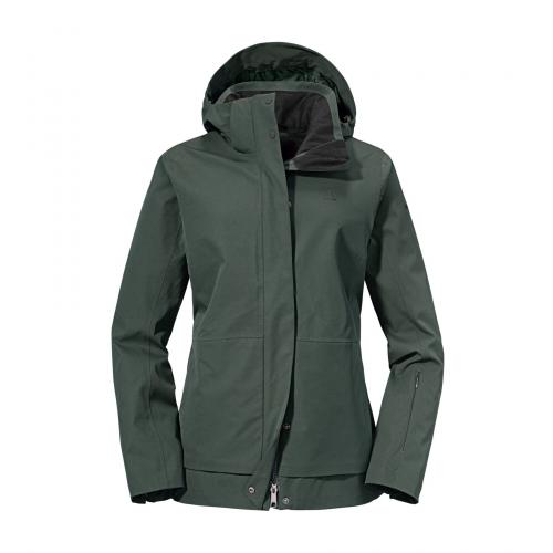 Schöffel Jacken ZipIn! Regenjacke Toledo L - grün (Grösse: 40) von Schöffel