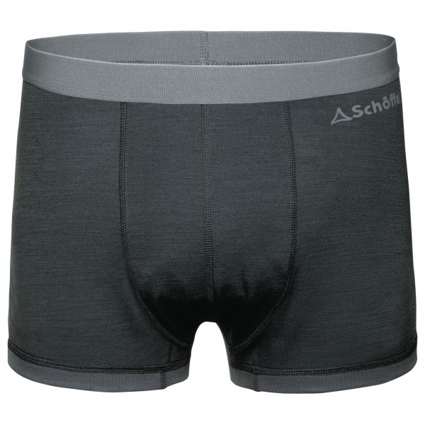 Schöffel - Merino Sport Boxershorts - Merinounterwäsche Gr XXL grau/schwarz von Schöffel