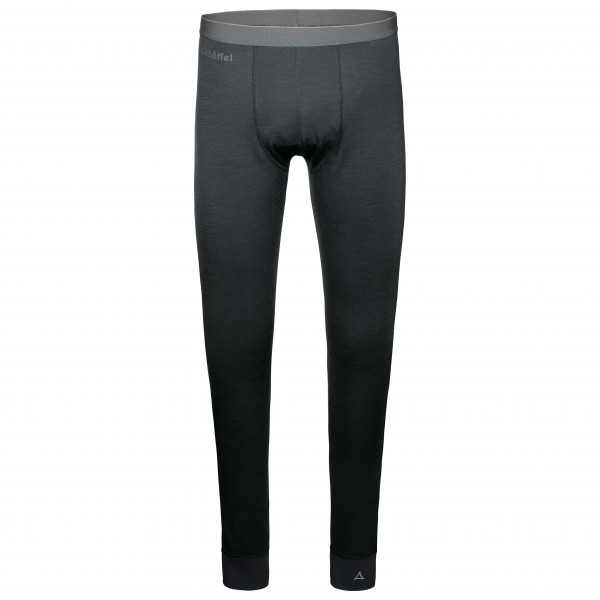 Schöffel - Merino Sport Pants Long - Merinounterwäsche Gr L schwarz von Schöffel