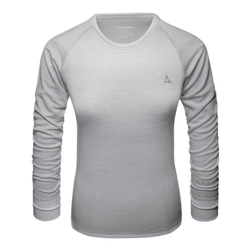 Schöffel Merino Sport Shirt 1/1 Arm W - grau (Grösse: L) von Schöffel