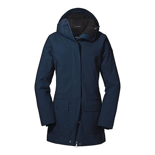 Schöffel Parka / Mäntel Ins. Parka Rotterdam L - blau (Grösse: 34) von Schöffel