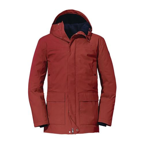 Schöffel Parka / Mäntel Ins. Parka Rotterdam M - rot (Grösse: 50) von Schöffel