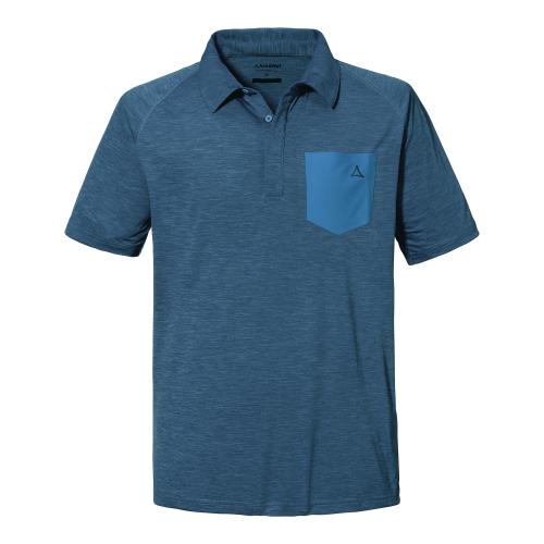 Schöffel Polo Shirt Hocheck M - blau (Grösse: 50) von Schöffel