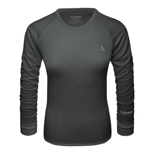 Schöffel Shirts Merino Sport Shirt 1/1 Arm W - schwarz (Grösse: L) von Schöffel